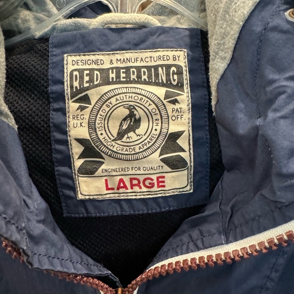 Red Herring All Weather Jacket- size L - Picture 7 of 10